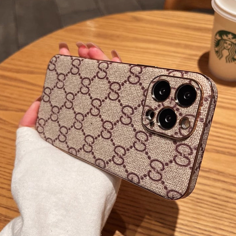 GG iPhone 케이스 가죽