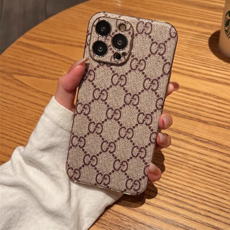 GG iPhone 케이스 가죽