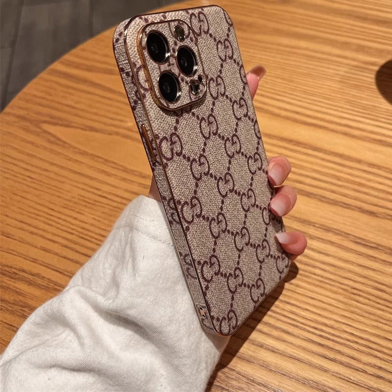 GG iPhone 케이스 가죽