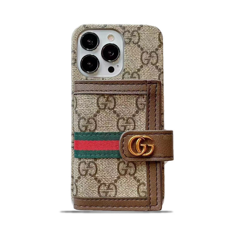 지갑 브라운의 GG iPhone 케이스