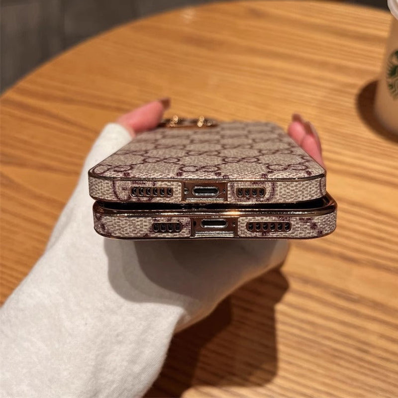 GG iPhone 케이스 가죽