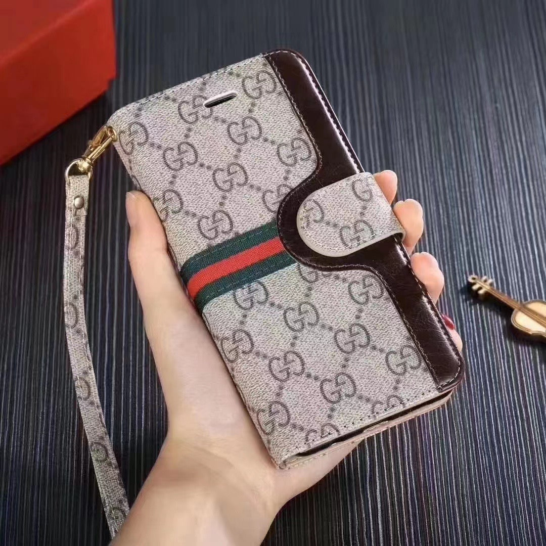 고급 GG LV BUR iPhone 및 Card Holder와 AirPods 케이스