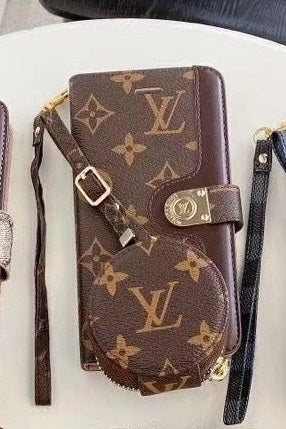 고급 GG LV BUR iPhone 및 Card Holder와 AirPods 케이스