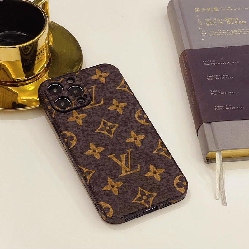 브라운 모노그램 사용자 정의 iPhone 케이스