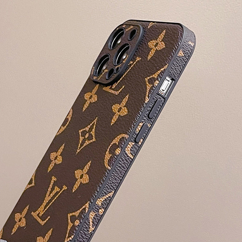 브라운 모노그램 사용자 정의 iPhone 케이스