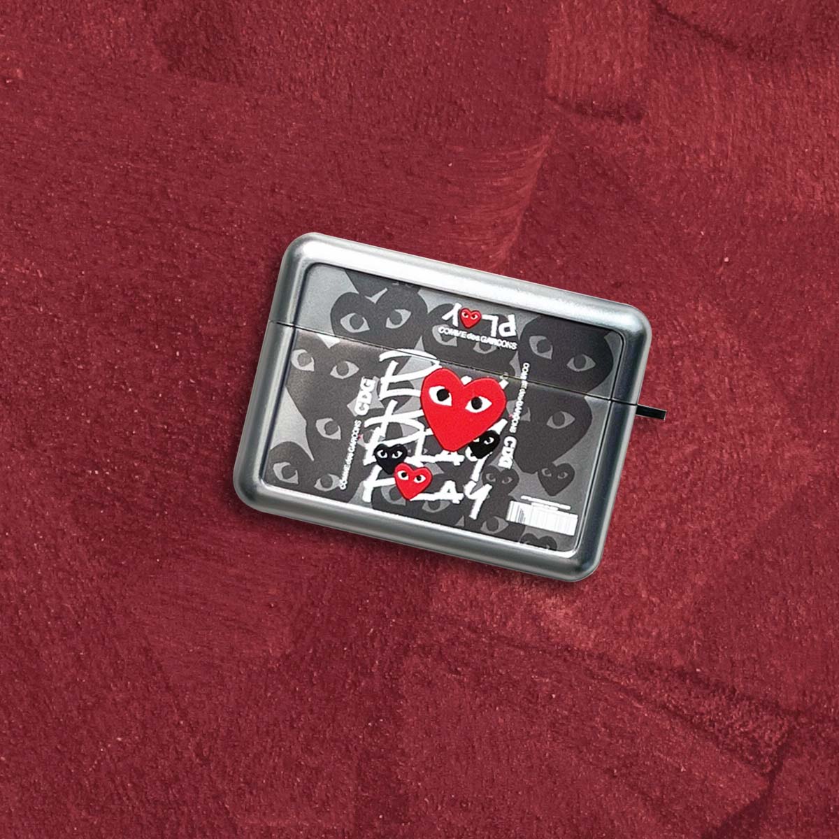 Reflective AirPods Case | CDG Red