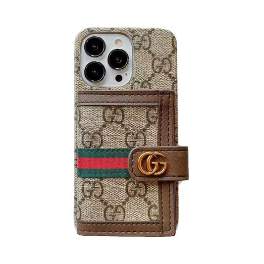 지갑 브라운의 GG iPhone 케이스