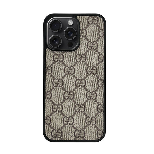 클래식 GG 베이지 색 모노그램 iPhone 케이스