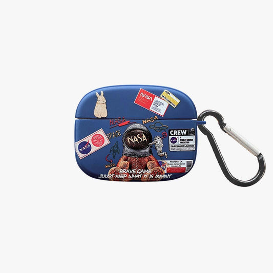 Limited AirPods Case | Blue Astronaut Bear